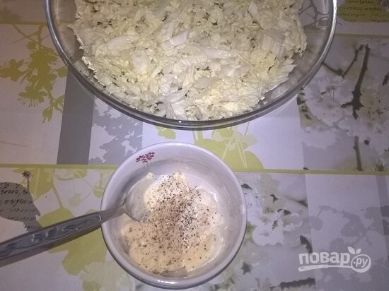 Салат с тунцом и пекинской капустой