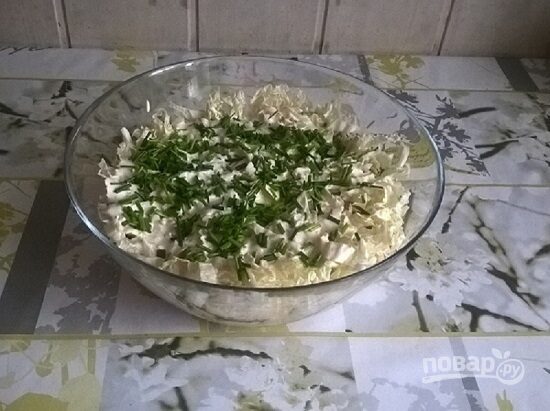 Салат с тунцом и пекинской капустой