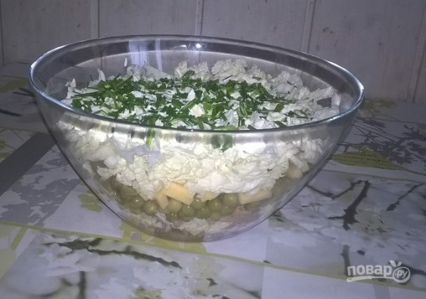 Салат с тунцом и пекинской капустой