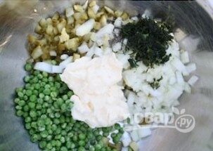 Вкусный салат "Оливье"